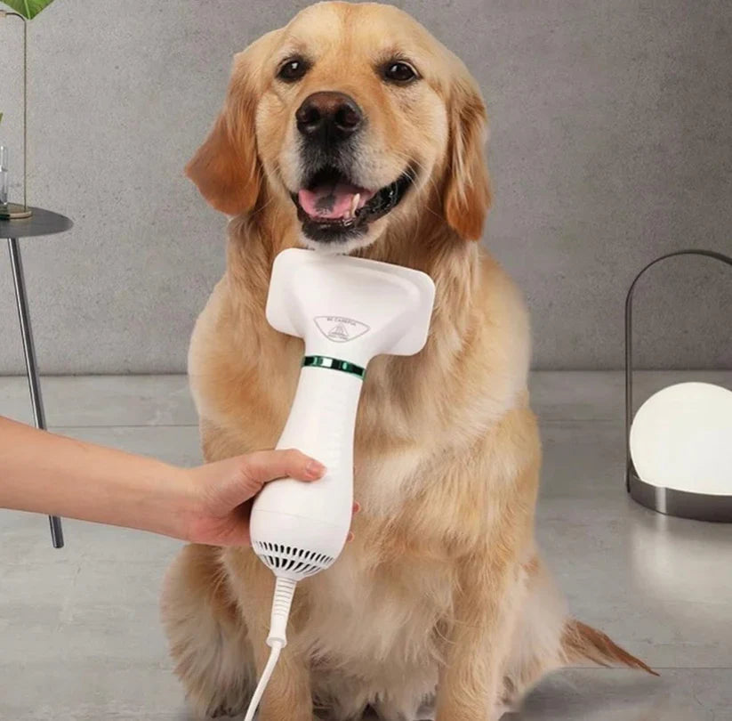 PawDry™ – Cepillo Secador 2 en 1 para Mascotas