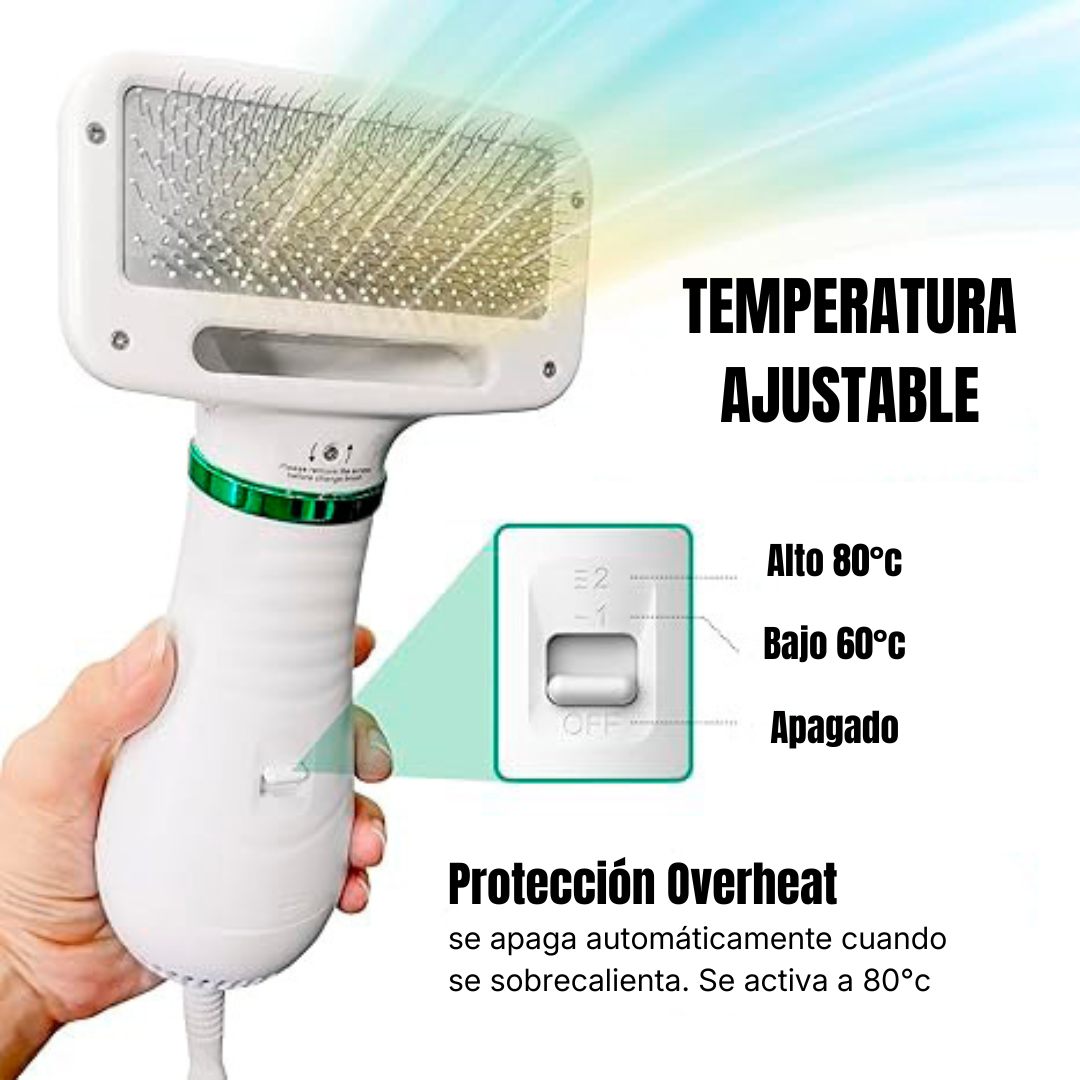 PawDry™ – Cepillo Secador 2 en 1