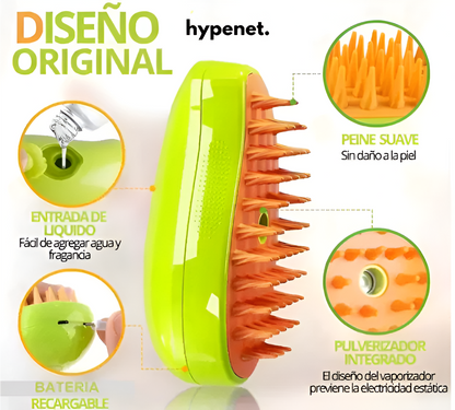 MimoSpa™ Cepillo Antipulgas + Peine a Vapor