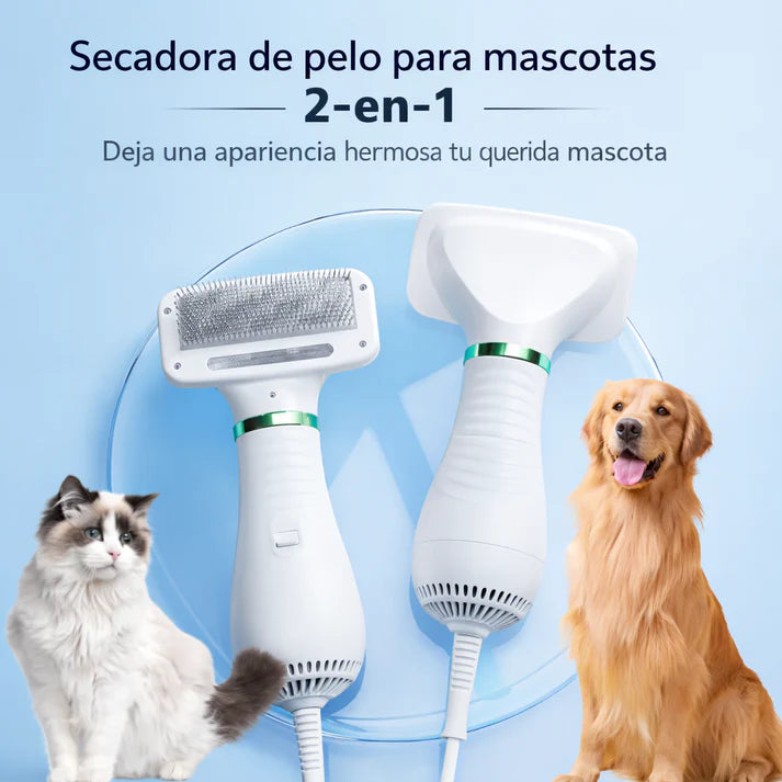 PawDry™ – Cepillo Secador 2 en 1